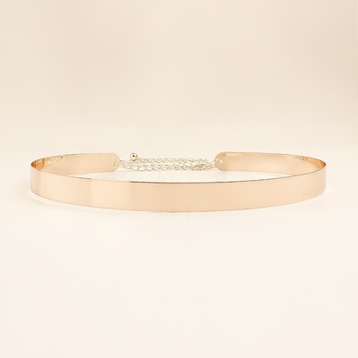 1 részes arany színű deréklánc nyári Personality kazettás flitteres női öv