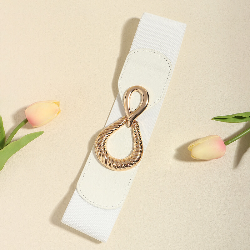 Platus elastinis juosmens diržas moteriškas retro stiliaus PU odinės suknelės juosmuo moterims