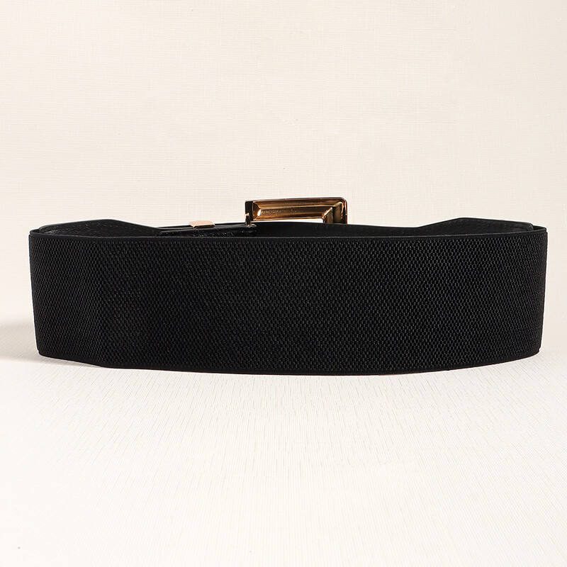 Új, bő öves női dekorkabát öltönyvel egyszerű retro derekú divatos rugalmas derékdísz öltöny