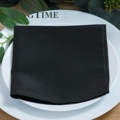 10 db vászonszalvéták poliészter étkező 12 x 12 hüvelykes zsebkendő Hanky esküvői parti kellékek születésnapi bankett 30 cm x 30 cm