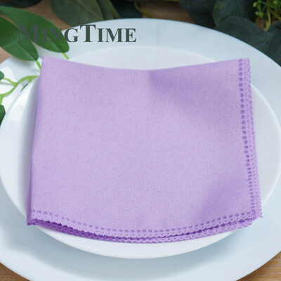 10 db vászonszalvéták poliészter étkező 12 x 12 hüvelykes zsebkendő Hanky esküvői parti kellékek születésnapi bankett 30 cm x 30 cm