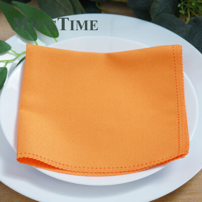 10 db vászonszalvéták poliészter étkező 12 x 12 hüvelykes zsebkendő Hanky esküvői parti kellékek születésnapi bankett 30 cm x 30 cm