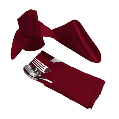 10 vnt Medžiaginės servetėlės Vestuvių salės vakarėlio dekoravimas Satininis rankšluostis Kalėdų gimtadienio Kūdikių dušo vakarėlio stalo servetėlės 43cm*43cm