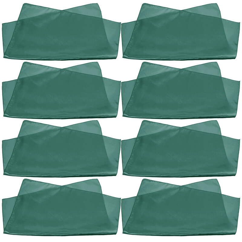 Șervețel din satin Cupă împăturită Păr floral Prosop de hotel Pânză de culoare uni Roșu Absorbant Restaurant 8buc (roz piersic 43*43cm)