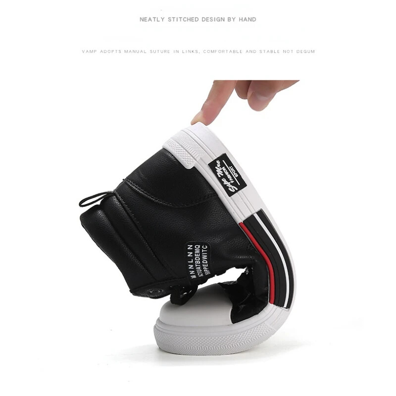 Modne kožne muške platnene cipele Jesenske visoke ležerne cipele za muškarce Neklizajuće muške tenisice 2024. Nove zimske tenisice Masculino