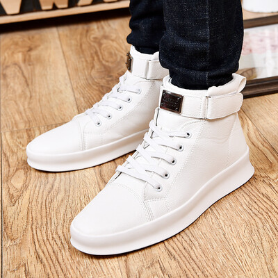 88Szupernépszerű férfi British Wind High Help csizmák Alkalmi férfi csizmák Cipők Férfi Zapatos De Hombre Chaussure Homme