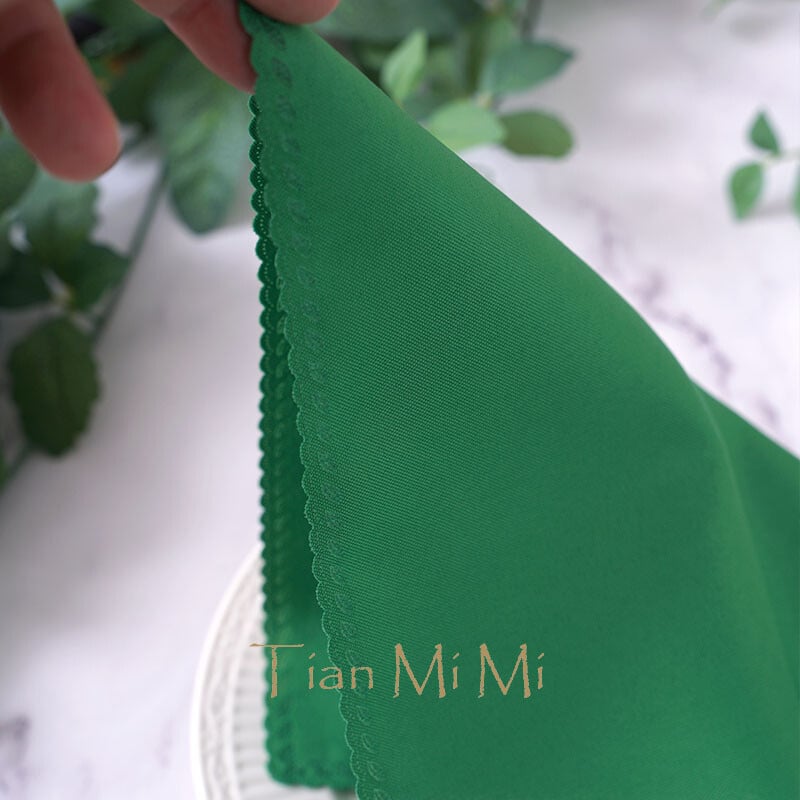 10db Szalvéta vászon poliészter étkező zsebkendő esküvői partira születésnapi bankett éttermi kellékek 30cm X 30cm