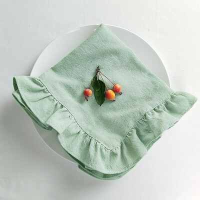 45x45 cm-es fodros vászonszalvéták, puha pamut szalvéták esküvői dekorációhoz, asztaldísz, partiházi melegítő ajándék