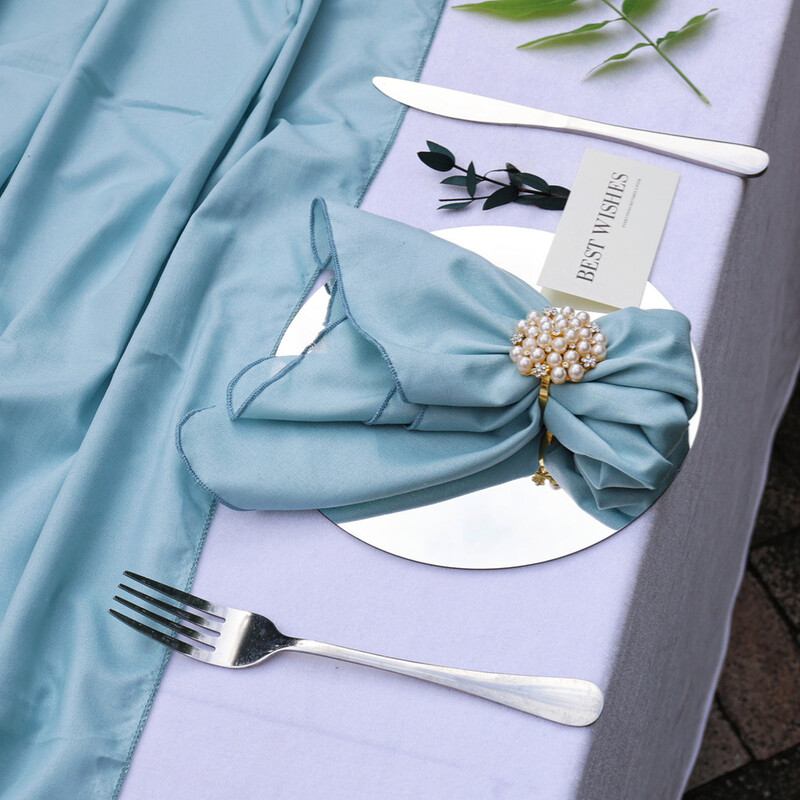 12 DB puha guaze vászonszalvéták 46x46 cm-es, mosható asztali felvágható törülközők esküvői britthday menyasszony zuhany parti asztaldíszhez