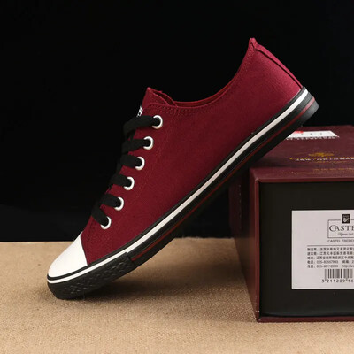2021, új divatos, hétköznapi férficipő Férfi Fűzős sétacipők Fiúk vászoncipő Férfi egyszínű, lapos, diákcipők