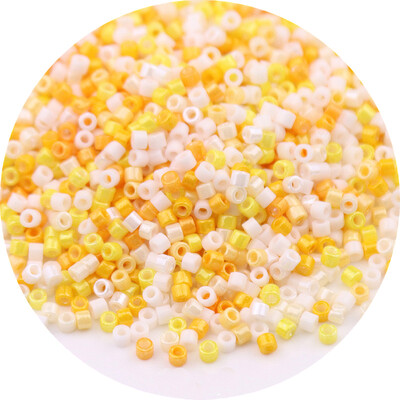 5g/10g 1,6mm-es japán átlátszatlan fémes színű üveggyöngyök 11/0 egységes laza távtartó maggyöngyök ékszerkészítéshez barkácsvarráshoz