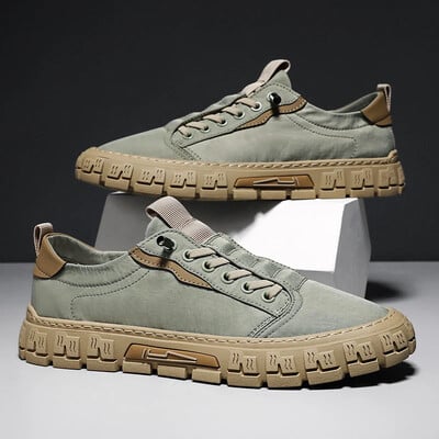 Ανδρικά πάνινα παπούτσια Νέα Flats Casual Παπούτσια One Pedal Breathable Ανδρικά Loafers Κομψά και άνετα επώνυμα παπούτσια για άνδρες