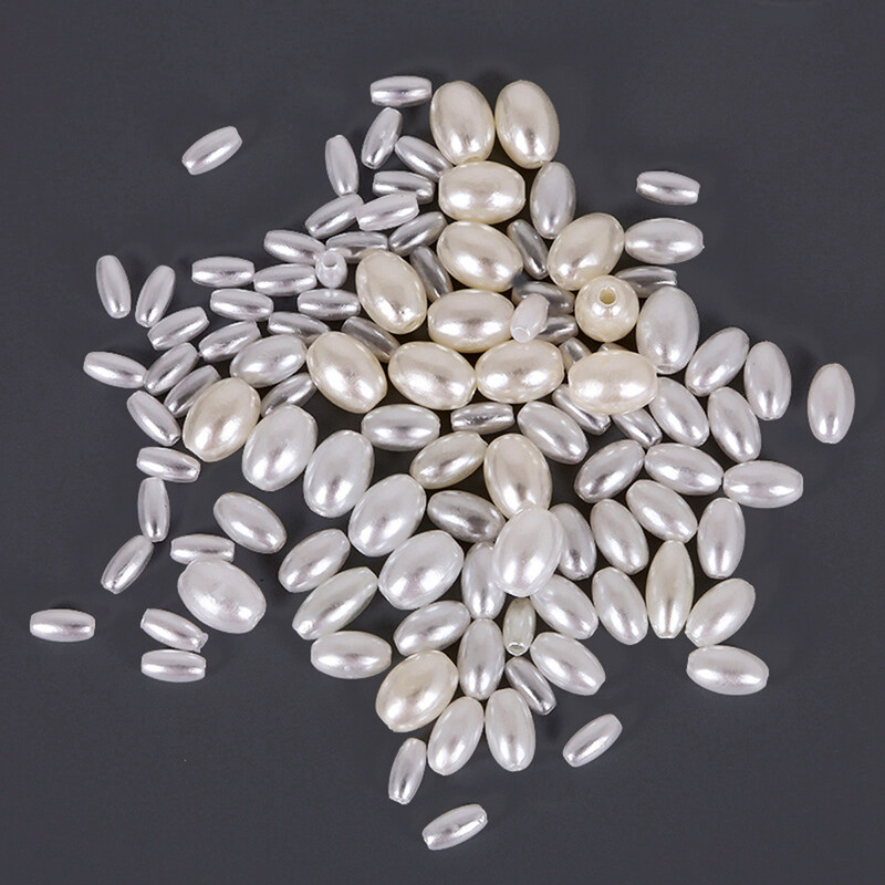 1 pungă 4mm 6mm 8mm ovală ABS imitație de perle mărgele distanțare libere descoperiri de bijuterii DIY