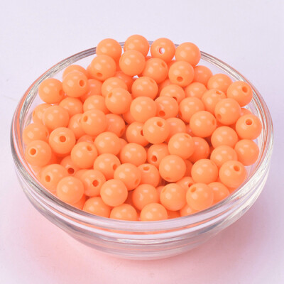 Lot okruglih 6 mm 8 mm 10 mm 12 mm 14 mm 16 mm 18 mm 20 mm neprozirnih akrilnih plastičnih labavih perli za izradu nakita DIY rukotvorine