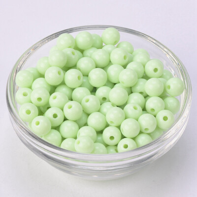 Lot okruglih 6 mm 8 mm 10 mm 12 mm 14 mm 16 mm 18 mm 20 mm neprozirnih akrilnih plastičnih labavih perli za izradu nakita DIY rukotvorine