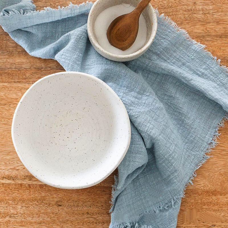 43 cm 17 inča Ružičasta svadbena salveta Pamučna tkanina Rustikalna gaza Hanky Ručnik za čaj Podmetači za blagovanje Posteljina za vjenčanje Lan Dekoracija kućnog stola