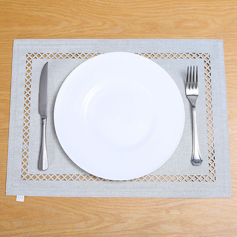 Poliészter szalvéta buliterítő vacsora csúszásmentes szalvéta étterem otthon Esküvői vászon Szövet Szalvéták Étterem Asztalszőnyegek