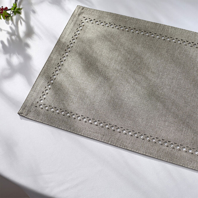Poliészter szalvéta buliterítő vacsora csúszásmentes szalvéta étterem otthon Esküvői vászon Szövet Szalvéták Étterem Asztalszőnyegek