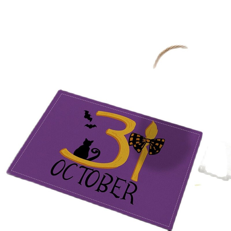 Ämblikuvõrk kummituslik plats Halloweeni libisemiskindel isolatsioon hotelli läänelik toit, pidulik lauapeo kaunistamine.