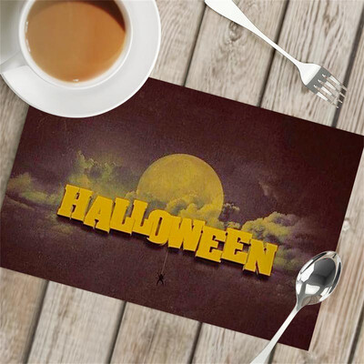 Pakabinti, pavyzdžiui, pilies padėkliukas Helovino padėklas, neslidus izoliacija, viešbutis vakarietiškas maistas, šventinis stalas, vakarėlio dekoravimo vieta