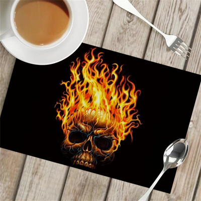 Pakabinti, pavyzdžiui, pilies padėkliukas Helovino padėklas, neslidus izoliacija, viešbutis vakarietiškas maistas, šventinis stalas, vakarėlio dekoravimo vieta