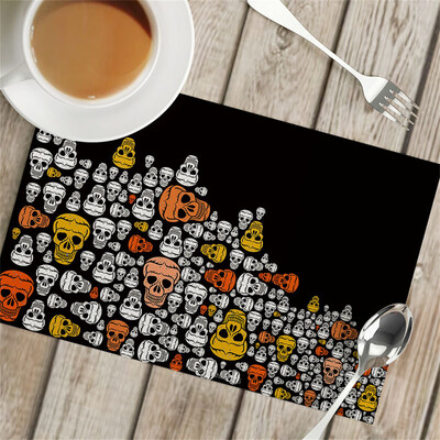 Pakabinti, pavyzdžiui, pilies padėkliukas Helovino padėklas, neslidus izoliacija, viešbutis vakarietiškas maistas, šventinis stalas, vakarėlio dekoravimo vieta