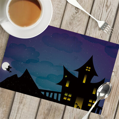 Pakabinti, pavyzdžiui, pilies padėkliukas Helovino padėklas, neslidus izoliacija, viešbutis vakarietiškas maistas, šventinis stalas, vakarėlio dekoravimo vieta