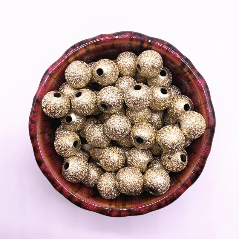 4/6/8/10/12mm mărgele de stele înghețate mărgele acrilice rotunde Mărgele distanțatoare libere pentru fabricarea de bijuterii Accesorii pentru brățări DIY