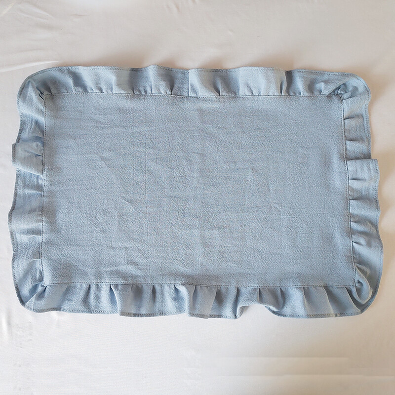 Rinkinys iš 4 susuktų servetėlių 35x50 cm medvilninių raukinių minkštų, skirtų vestuvių dekoravimui stalo dekoravimas vakarėlio kalėdinės dekoracijos