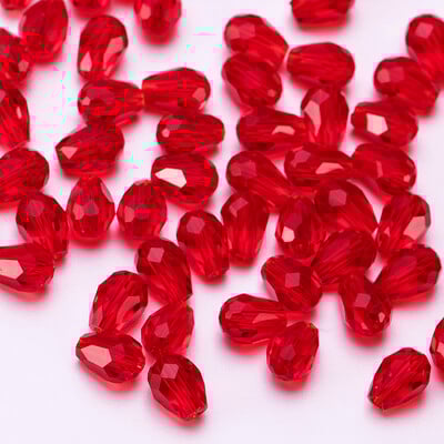 6x8mm Ausztria csiszolt könnycsepp üveggyöngyök AB színű vízcsepp kristálygyöngyök laza távtartó gyöngyök ékszerkészítéshez barkács karkötő