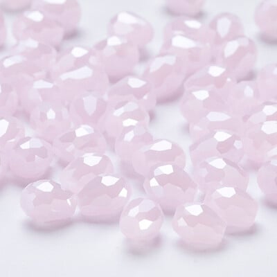 6x8mm Ausztria csiszolt könnycsepp üveggyöngyök AB színű vízcsepp kristálygyöngyök laza távtartó gyöngyök ékszerkészítéshez barkács karkötő