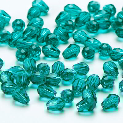 6x8mm Ausztria csiszolt könnycsepp üveggyöngyök AB színű vízcsepp kristálygyöngyök laza távtartó gyöngyök ékszerkészítéshez barkács karkötő