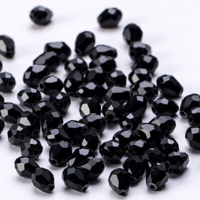 6x8mm Ausztria csiszolt könnycsepp üveggyöngyök AB színű vízcsepp kristálygyöngyök laza távtartó gyöngyök ékszerkészítéshez barkács karkötő