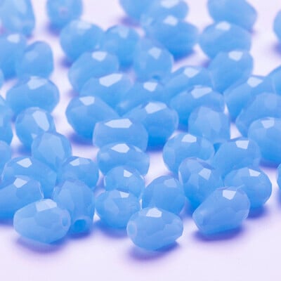 6x8mm Ausztria csiszolt könnycsepp üveggyöngyök AB színű vízcsepp kristálygyöngyök laza távtartó gyöngyök ékszerkészítéshez barkács karkötő