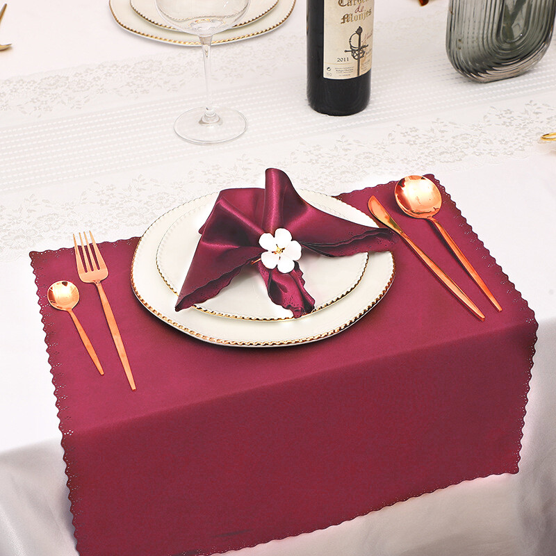 10 vnt Servetėlės Audiniai Lininiai poliesterio Diner Nosinaitė Rankinė 30X30cm Vestuvių banketas Minkštas restorano stalo servetėlių dekoravimas