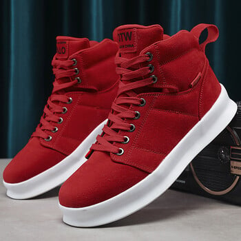 Επώνυμα high-top ανδρικά αθλητικά παπούτσια Microfiber Sneaker Man Πλατφόρμα Τένις Βουλκανιζέ Παπούτσια Πολύχρωμα casual πρωτότυπα ανδρικά παπούτσια 2023