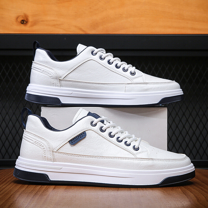 Pánske bežecké kožené topánky veľkosti 39-44, tenisky Tenis Masculino, ležérne šnurovacie pánske turistické tenisky, Zapatillas Hombre 913