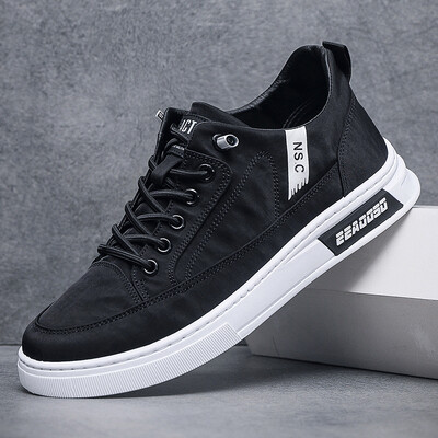 Férfi sportcipők Alkalmi férfi sportcipők Canvas Könnyű férfi lapos teniszcipők Férfi szabadtéri futócipők Zapatillas Hombre