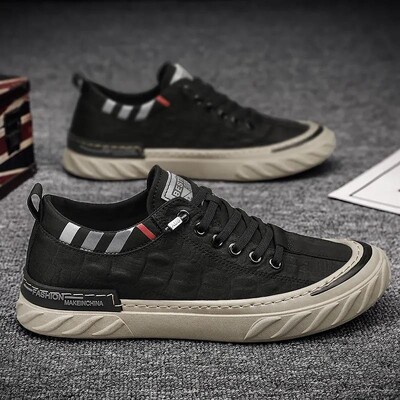 Canvas Vyriški batai Patogūs sportbačiai vyriški Vasarą kvėpuojantys ledo šilko audiniai Kasdieniai vaikščiojimo batai, sportiniai bateliai