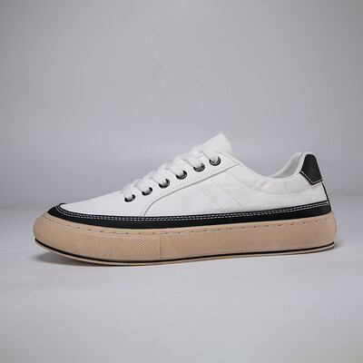 Férfi Canvas tornacipők Trend Ice Silk Alkalmi Cipők Férfi Nyári Légáteresztő Cipők Kényelmes Vulcanize Cipők Szabadidő Séta Lábbeli