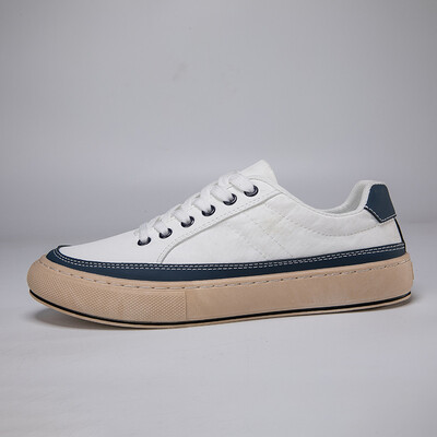 Férfi Canvas tornacipők Trend Ice Silk Alkalmi Cipők Férfi Nyári Légáteresztő Cipők Kényelmes Vulcanize Cipők Szabadidő Séta Lábbeli