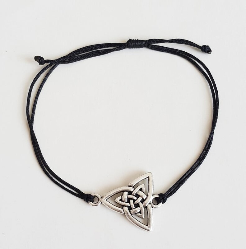 Infinity Bracelet Vyriška keltų apyrankė – vyriška apyrankė su mazgais Vyriški papuošalai OM apyrankė kryžminė apyrankė