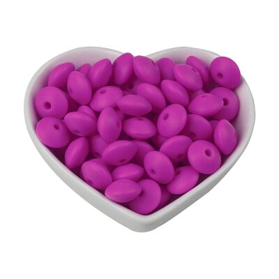 30db szilikon lencse gyöngy BPA mentes élelmiszer minőségű rágcsáló barkács varázsa újszülött szoptatási kiegészítő fogzási nyaklánc 12mm abakusz gyöngy