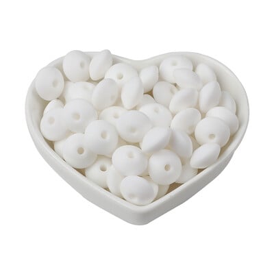 30db szilikon lencse gyöngy BPA mentes élelmiszer minőségű rágcsáló barkács varázsa újszülött szoptatási kiegészítő fogzási nyaklánc 12mm abakusz gyöngy