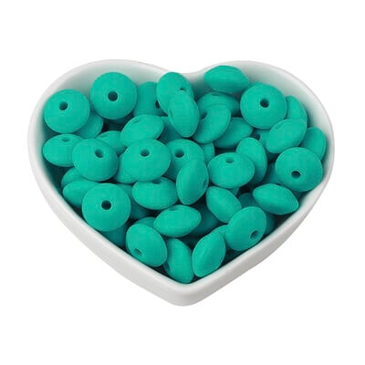 30db szilikon lencse gyöngy BPA mentes élelmiszer minőségű rágcsáló barkács varázsa újszülött szoptatási kiegészítő fogzási nyaklánc 12mm abakusz gyöngy