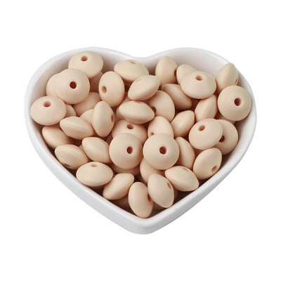 30db szilikon lencse gyöngy BPA mentes élelmiszer minőségű rágcsáló barkács varázsa újszülött szoptatási kiegészítő fogzási nyaklánc 12mm abakusz gyöngy