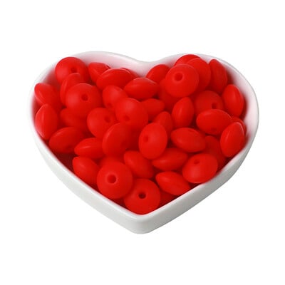 30db szilikon lencse gyöngy BPA mentes élelmiszer minőségű rágcsáló barkács varázsa újszülött szoptatási kiegészítő fogzási nyaklánc 12mm abakusz gyöngy