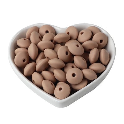 30db szilikon lencse gyöngy BPA mentes élelmiszer minőségű rágcsáló barkács varázsa újszülött szoptatási kiegészítő fogzási nyaklánc 12mm abakusz gyöngy