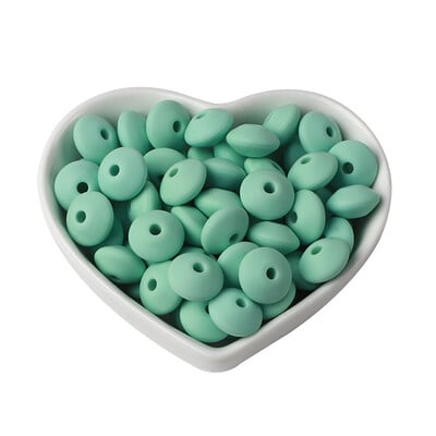 30db szilikon lencse gyöngy BPA mentes élelmiszer minőségű rágcsáló barkács varázsa újszülött szoptatási kiegészítő fogzási nyaklánc 12mm abakusz gyöngy