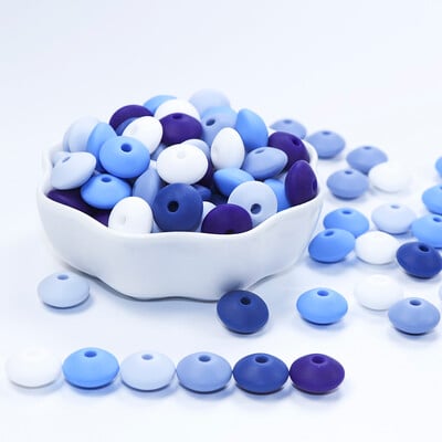 30db szilikon lencse gyöngy BPA mentes élelmiszer minőségű rágcsáló barkács varázsa újszülött szoptatási kiegészítő fogzási nyaklánc 12mm abakusz gyöngy